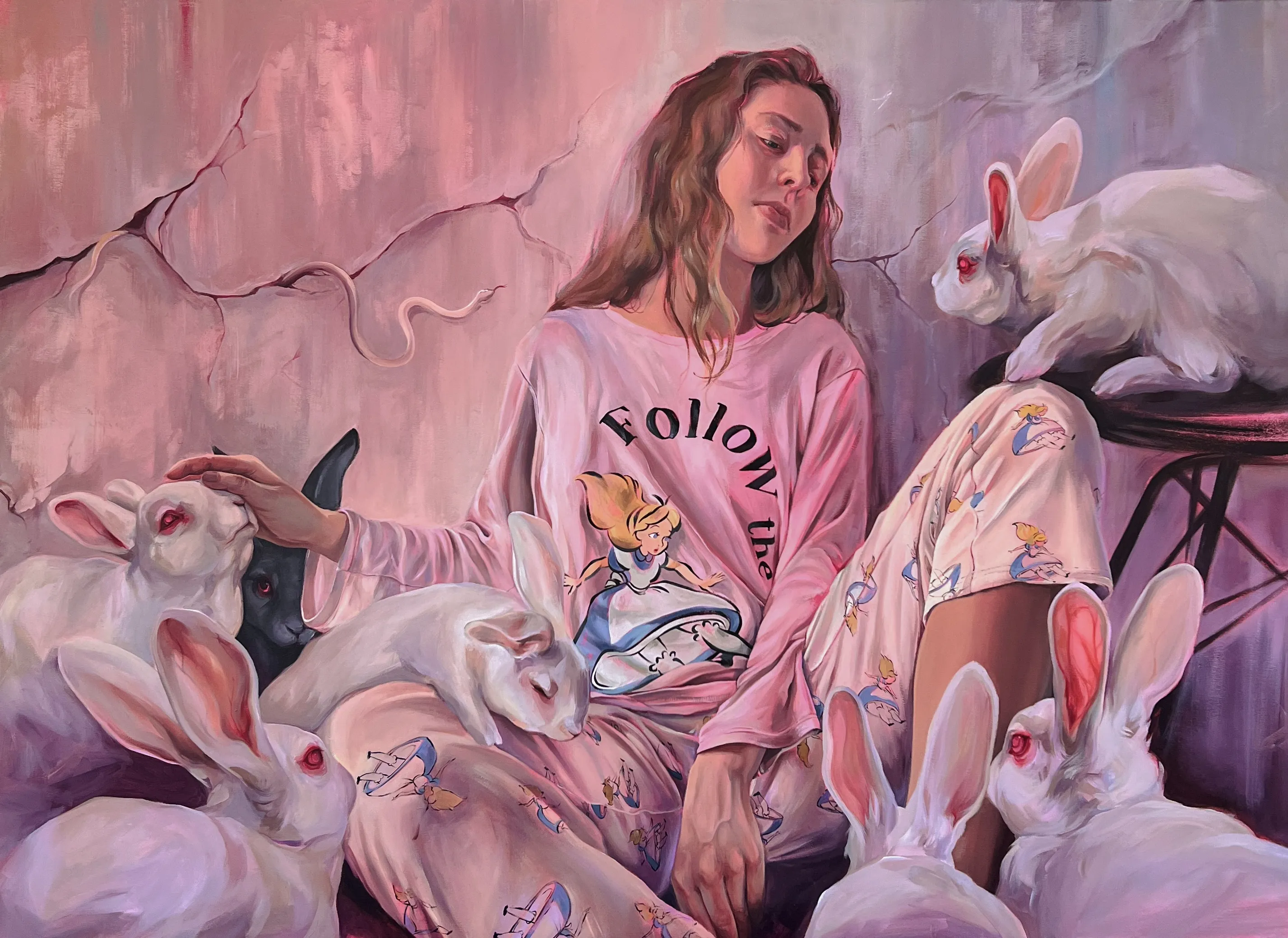 Зображення "Time Has Come" від Кароліна Бундаш, розмір: 70x110 cm, матеріали: Acrylic, canvas, медіум: Живопис, місто: Lviv, ціна: €1800