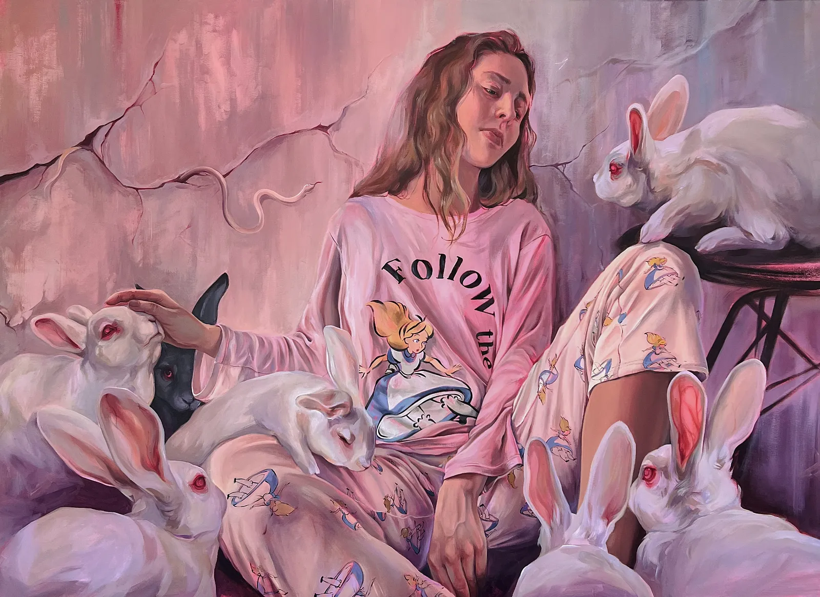 Зображення "Time Has Come" від Кароліна Бундаш, розмір: 70x110 cm, матеріали: Acrylic, canvas, медіум: Живопис, місто: Lviv, ціна: €1800