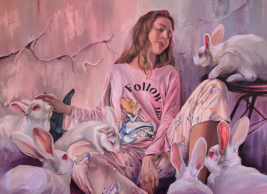 Зображення "Time Has Come" від Кароліна Бундаш, розмір: 70x110 cm, матеріали: Acrylic, canvas, медіум: Живопис, місто: Lviv, ціна: €1800