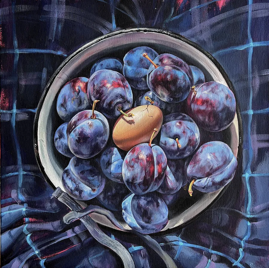 Зображення "Foundling" від Кароліна Бундаш, розмір: 40x40, матеріали: acrylic, canvas, медіум: Живопис, місто: Lviv, ціна: €400