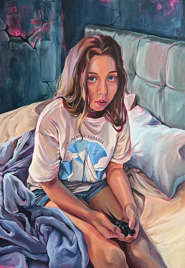 Зображення "When the Wind Changes" від Кароліна Бундаш, розмір: 50x70 cm, медіум: Живопис, місто: Lviv, ціна: €480